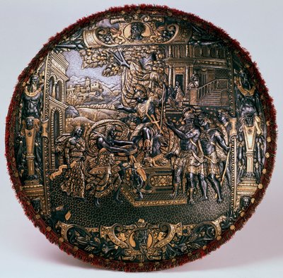 "Tarcza paradna", ok. 1580. autorstwa Lucio Piccinino