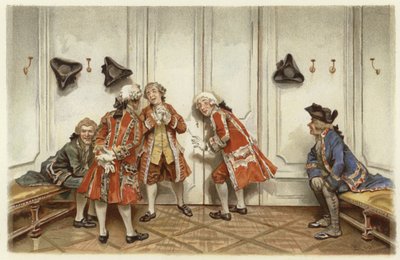 Ilustracja do Szkoły skandalu (chromolitho) autorstwa Lucius Rossi