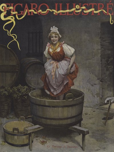 Żniwa Jeanneton. Okładka Le Figaro Illustre, listopad 1895 autorstwa Lucius Rossi
