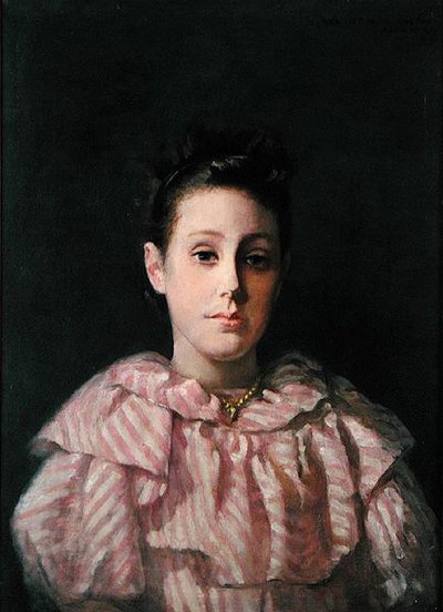 Portret młodej dziewczyny autorstwa Lucius Wolcott Hitchcock
