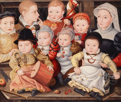 Grupowy portret dzieci, 1565 autorstwa Ludger Tom the Younger Ring