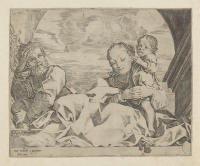 Święta Rodzina pod łukiem autorstwa Ludovico Carracci