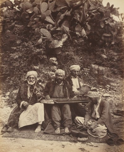 Arabscy muzycy, 1864. autorstwa Ludovico Wolfgang Hart