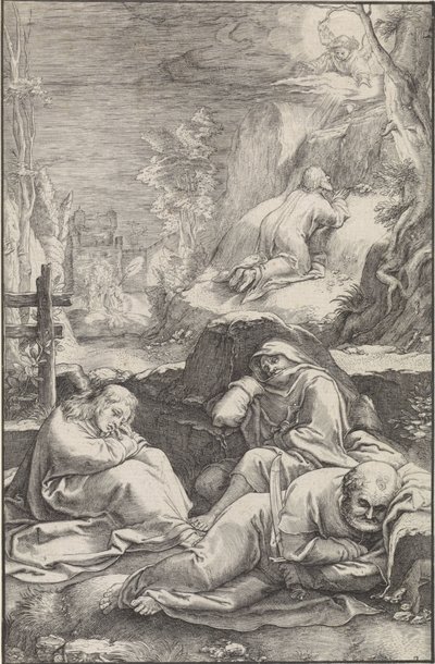 Chrystus w Ogrodzie Getsemani Pasja (tytuł serii) autorstwa Ludovicus Siceram
