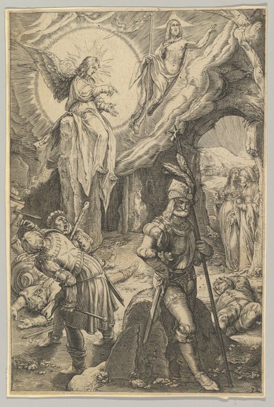 Zmartwychwstanie z Męki Chrystusa, ca. 1623. autorstwa Ludovicus Siceram