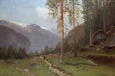 Krajobraz fiordów autorstwa Ludvig Skramstad