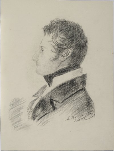 Portret hrabiego Matvey Yuryevich Vilyegorsky 1794-1866, 1821 autorstwa Ludwig Bramson