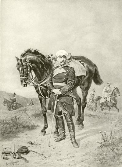Bismarck przed Paryżem (grawiura) autorstwa Ludwig Braun