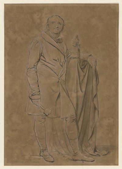 Rzeźbiarz Gottfried Schadow autorstwa Ludwig Buchhorn