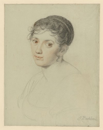 Głowa kobiety, popiersie autorstwa Ludwig Buchhorn