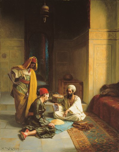 Wróżka autorstwa Ludwig Deutsch
