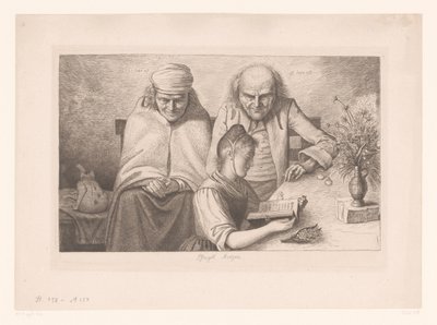 Różowy poranek Poranek Zesłania Ducha Świętego (tytuł na obiekcie) autorstwa Ludwig Emil Grimm