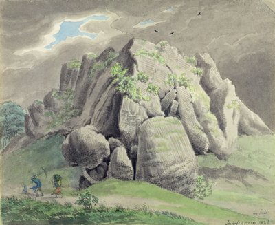 Scharfenstein koło Gudensberg autorstwa Ludwig Emil Grimm