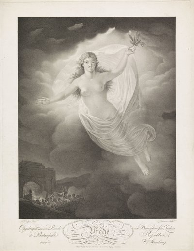 Alegoria pokoju w Amiens, 1802 Pokój (tytuł na obiekcie) autorstwa Ludwig Gottlieb Portman