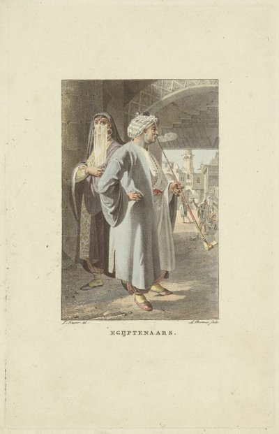 Egipcjanie Egipcjanie (tytuł na obiekcie) autorstwa Ludwig Gottlieb Portman