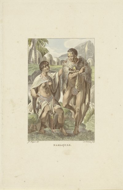 Nama Afryki Południowej Namaquas (tytuł na obiekcie) autorstwa Ludwig Gottlieb Portman
