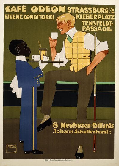 Kawiarnia Odeon autorstwa Ludwig Hohlwein