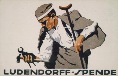 Dotacja Ludendorffa dla inwalidów wojennych autorstwa Ludwig Hohlwein
