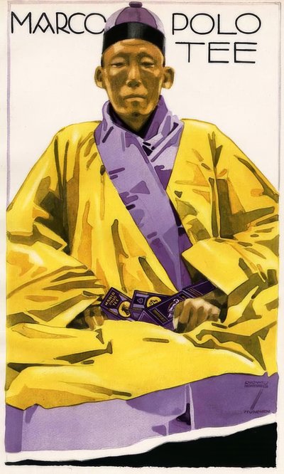 Herbata Marco Polo autorstwa Ludwig Hohlwein