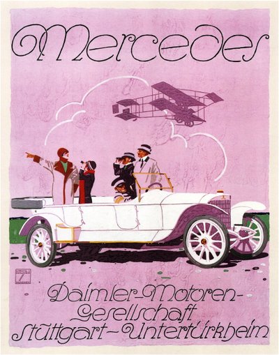 Mercedes, 1914 autorstwa Ludwig Hohlwein