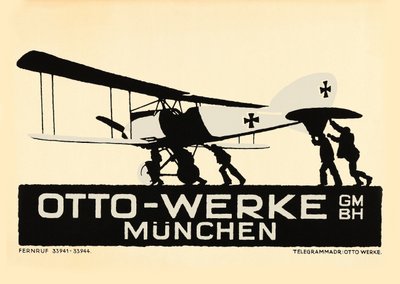 Otto-Werke, Monachium, ok. 201 1915 autorstwa Ludwig Hohlwein