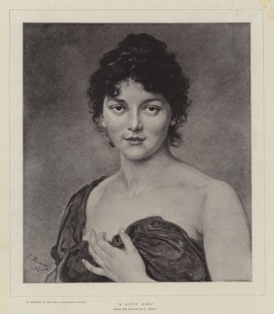Cygańska dziewczyna autorstwa Ludwig Knaus