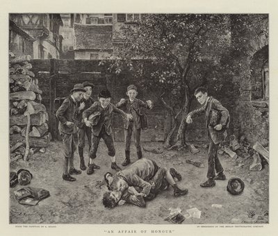 Sprawa honorowa autorstwa Ludwig Knaus