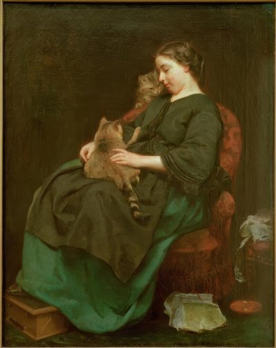 Matka kotka autorstwa Ludwig Knaus