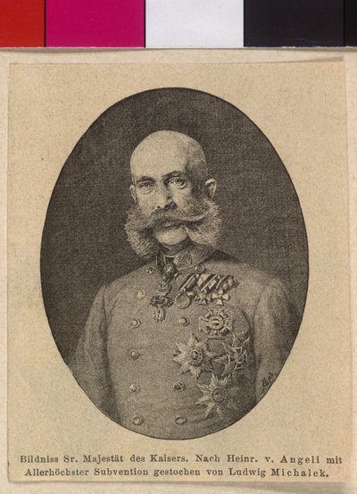 Cesarz Austrii Franciszek Józef I autorstwa Ludwig Michalek