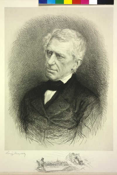 Franz Grillparzer autorstwa Ludwig Michalek