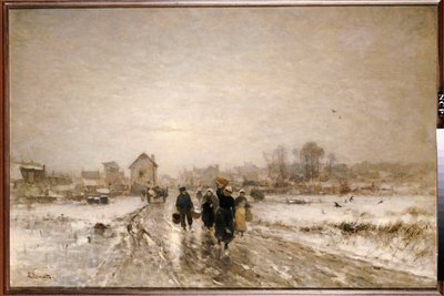 Powrót z rynku autorstwa Ludwig Munthe
