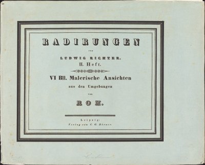Malownicze widoki z okolic Rzymu autorstwa Ludwig Richter