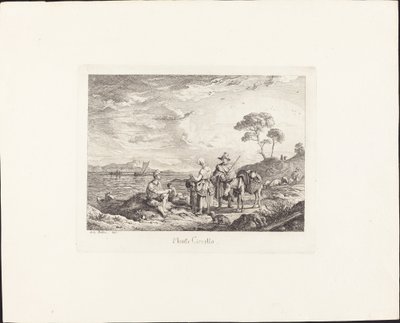 Góra Circello autorstwa Ludwig Richter