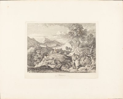 Olevano autorstwa Ludwig Richter