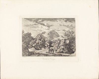 Rocca di Mezzo autorstwa Ludwig Richter