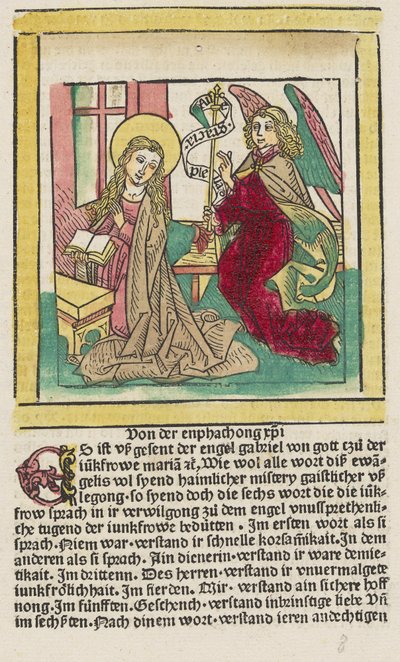 Gaistliche usslegong des lebes Jhesu Cristi autorstwa Ludwig Schongauer, German 15th Century, Ludolph of Saxony