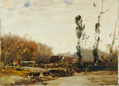 Krajobraz w pobliżu Bernried autorstwa Ludwig Willroider