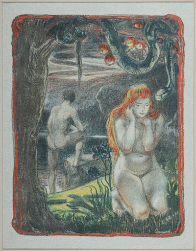 Adam i Ewa autorstwa Ludwig von Hofmann