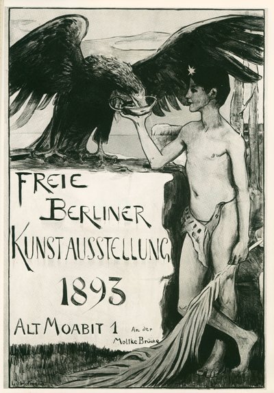 Ludwig von Hofmann: Bezpłatna berlińska wystawa sztuki ... (litografia) autorstwa Ludwig von Hofmann
