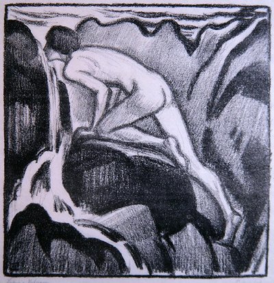 Napój studzienny (lito) autorstwa Ludwig von Hofmann