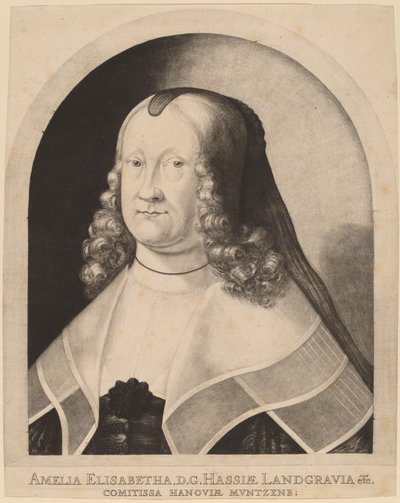 Amelia Elizabeth, hrabina Hesji autorstwa Ludwig von Siegen