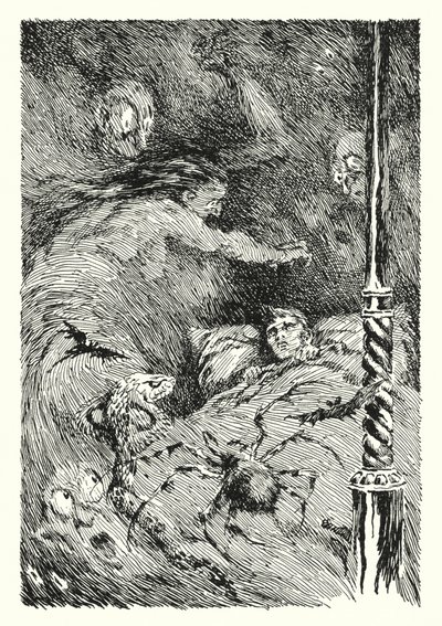 Ilustracja do Portretu Doriana Graya autorstwa Oscara Wilde
