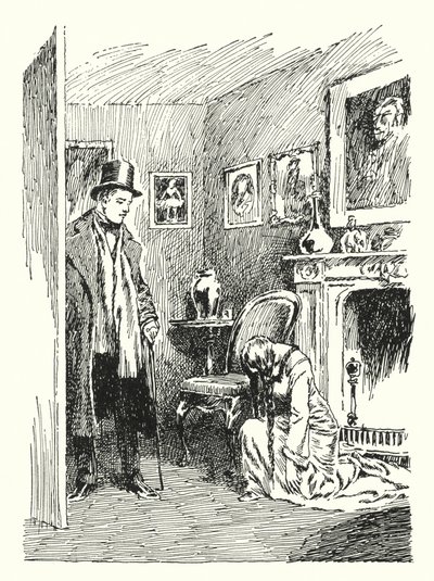 Ilustracja do Portretu Doriana Graya autorstwa Oscara Wilde