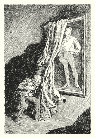 Ilustracja do Portretu Doriana Graya autorstwa Oscara Wilde