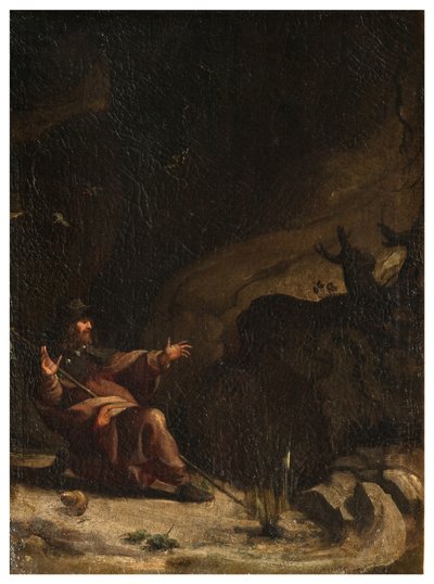 Północny Transept, Ołtarz San Rocco 1635, 45, Genovesino 1645, San Rocco odwiedzane przez jarmarki na pustyni, po prawej u dołu malowany autorstwa Luigi Miradori