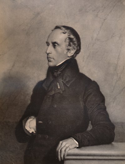 Francois Pierre Guillaume Guizot, francuski polityk i historyk, XIX w. 1894 autorstwa Luigi Calamatta