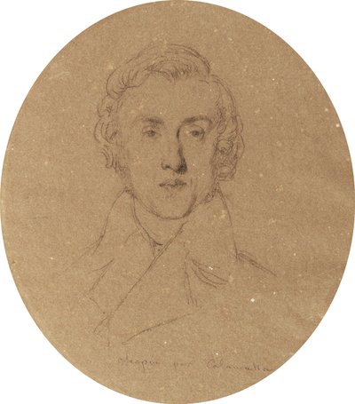 Portret Fryderyka Chopina autorstwa Luigi Calamatta