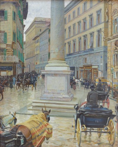 Florencja Piazza S. Trinita