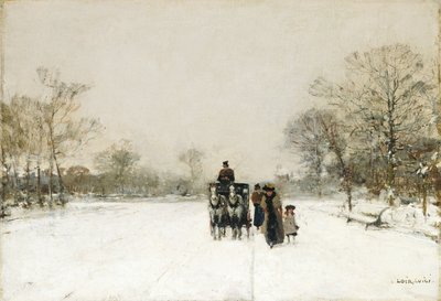 W śniegu autorstwa Luigi Loir