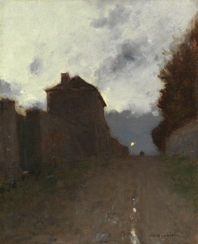 Montmartre o zmierzchu autorstwa Luigi Loir
